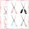 4-Pc Mini Cat Paw Scissors – Stainless Steel Folding Safety Scissors for Paper, Scrapbooking & Crafts